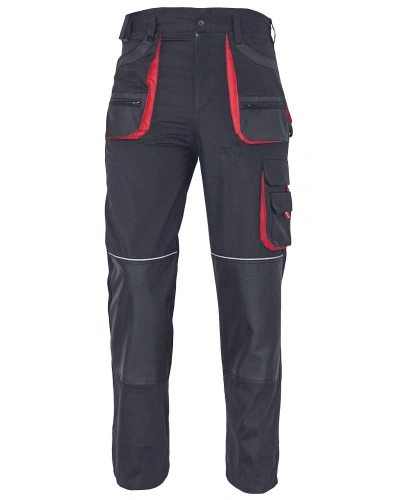 Pánské pracovní kalhoty FF CARL - černé