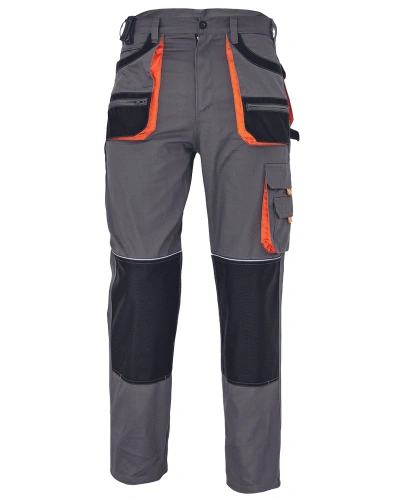 Pánské pracovní kalhoty FF CARL - šedé