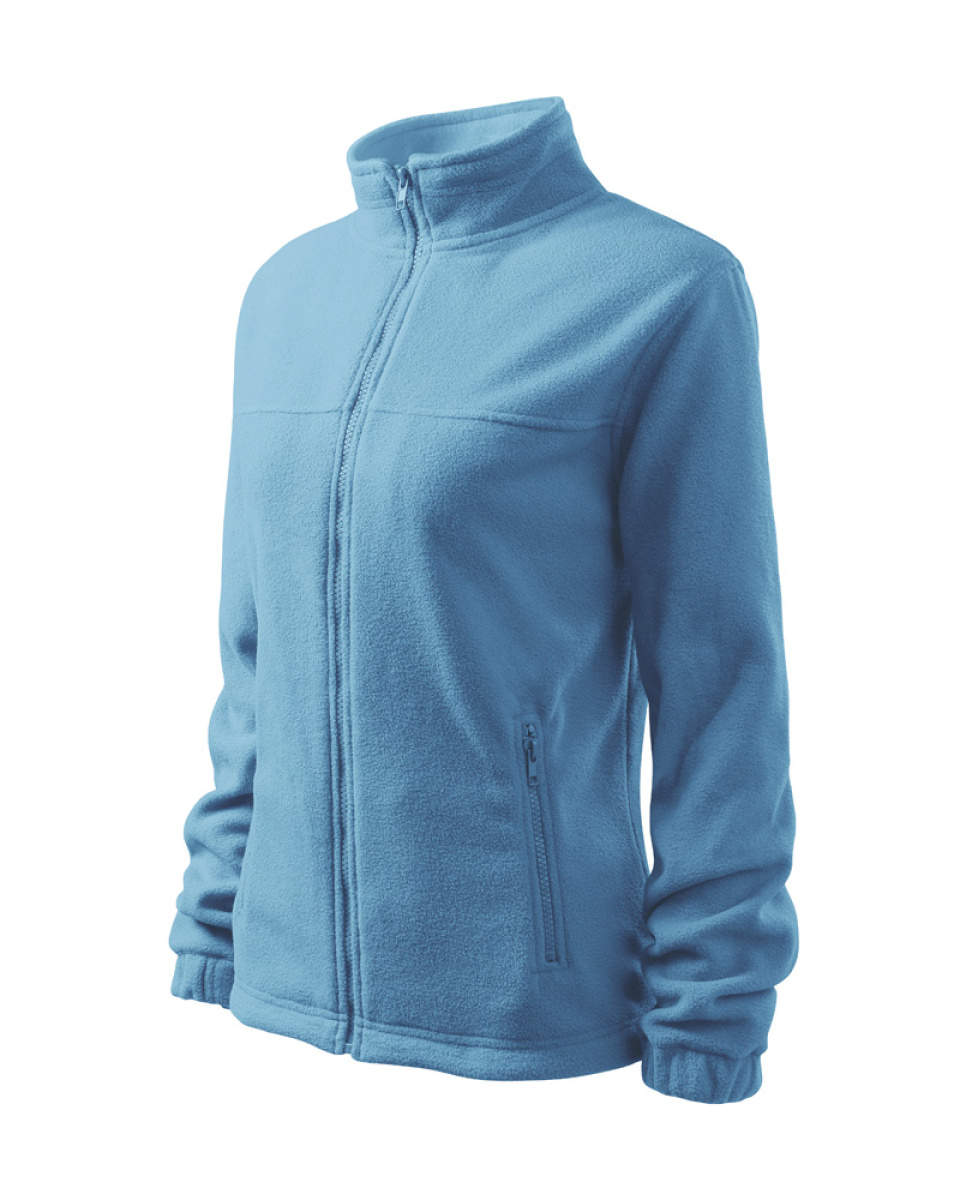 Levně Mikina dámská fleece Jacket 504 - XS-XXL - azurově modrá