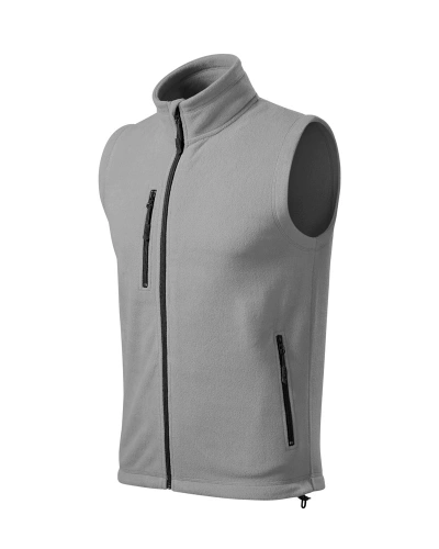 Unisexová fleece vesta EXIT - světle šedá