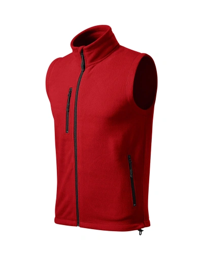 Unisexová fleece vesta EXIT - červená