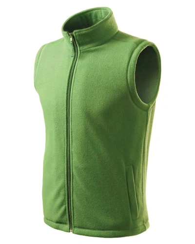 Unisexová fleecová vesta NEXT - trávově zelená Unisexová fleecová vesta NEXT - trávově zelená