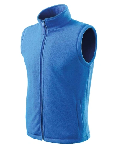 Unisexová fleecová vesta NEXT - královská  modrá