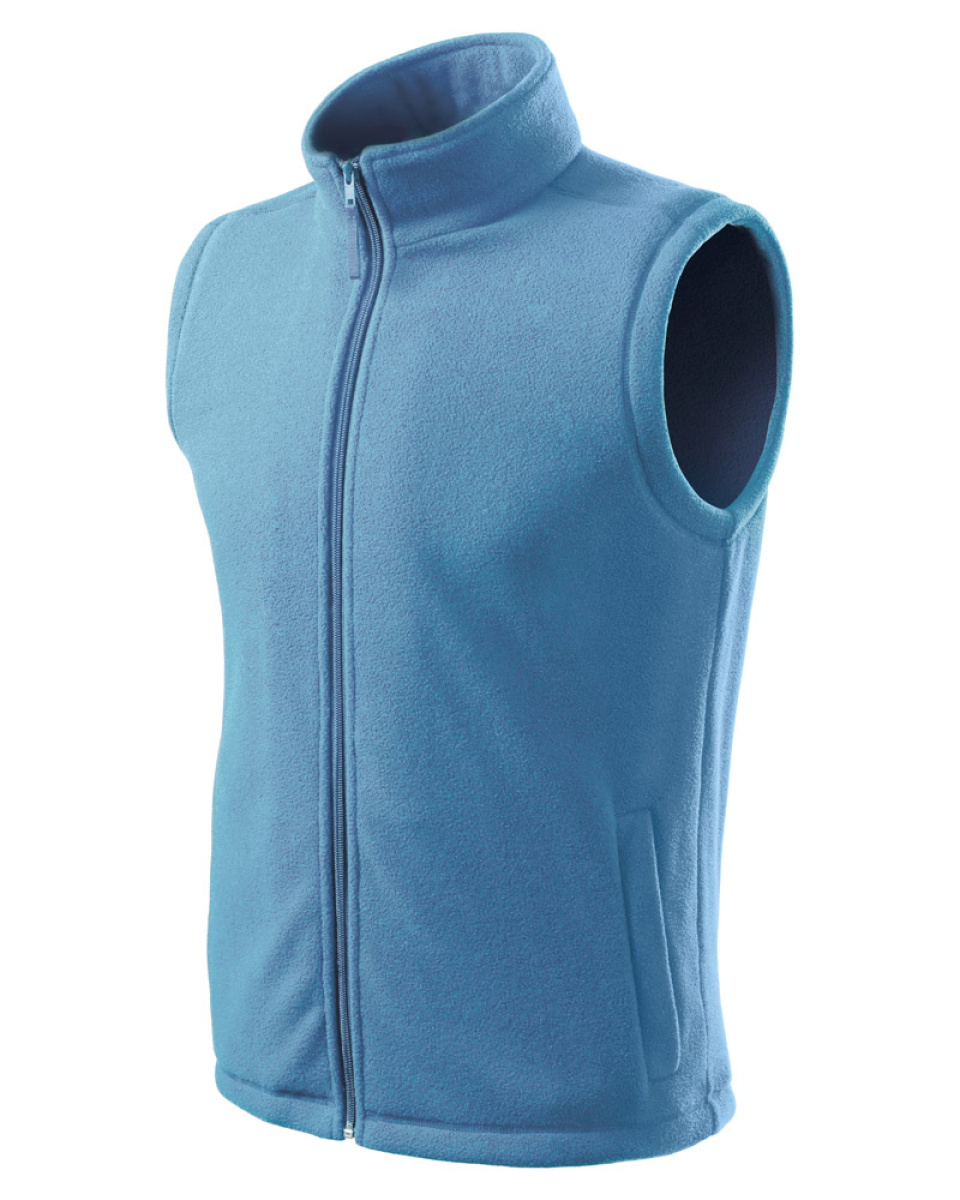 Levně ESHOP - Vesta unisex fleece Next 518 - azurově modrá /zdravotní
