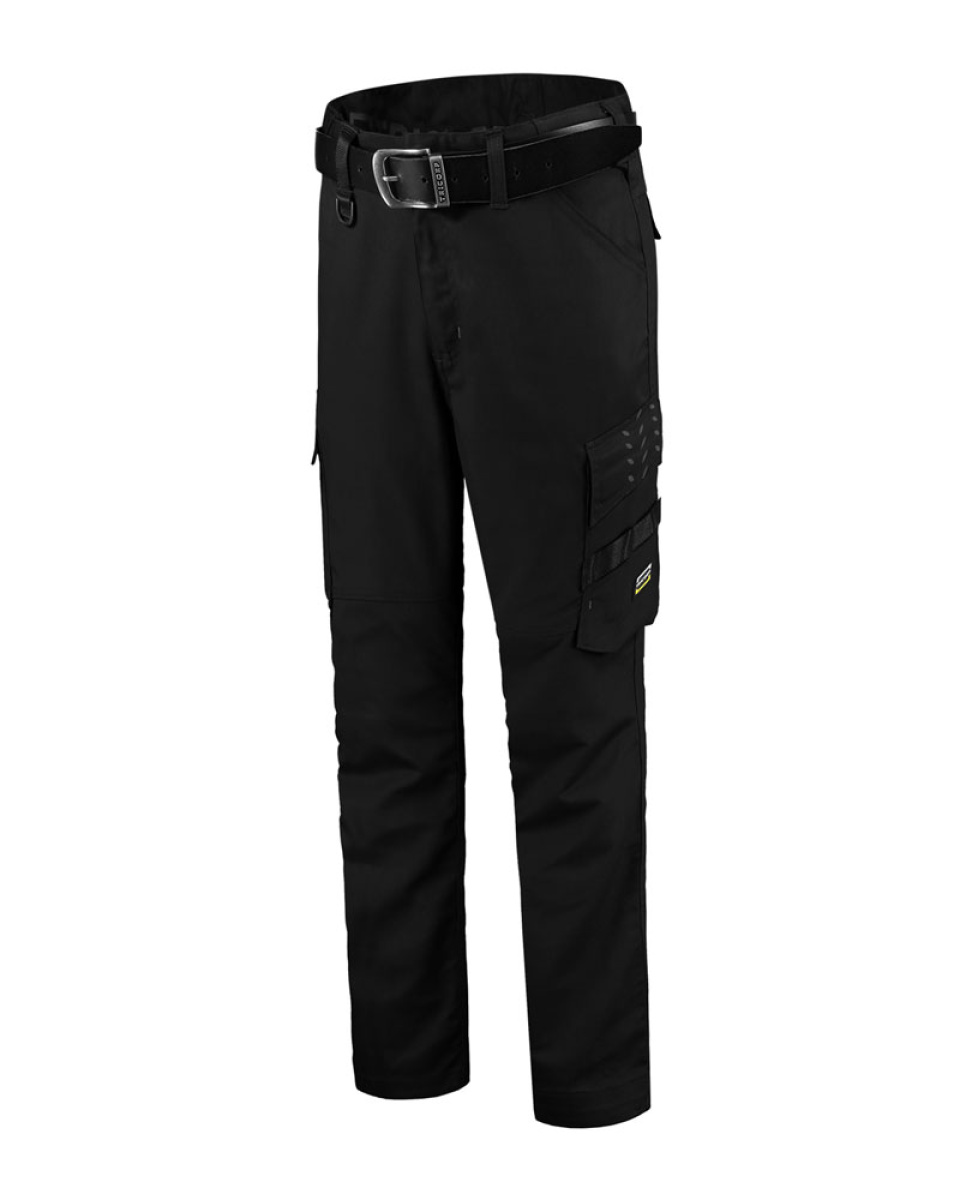 Levně Pracovní kalhoty unisex WORK PANTS TWILL T64 - černá