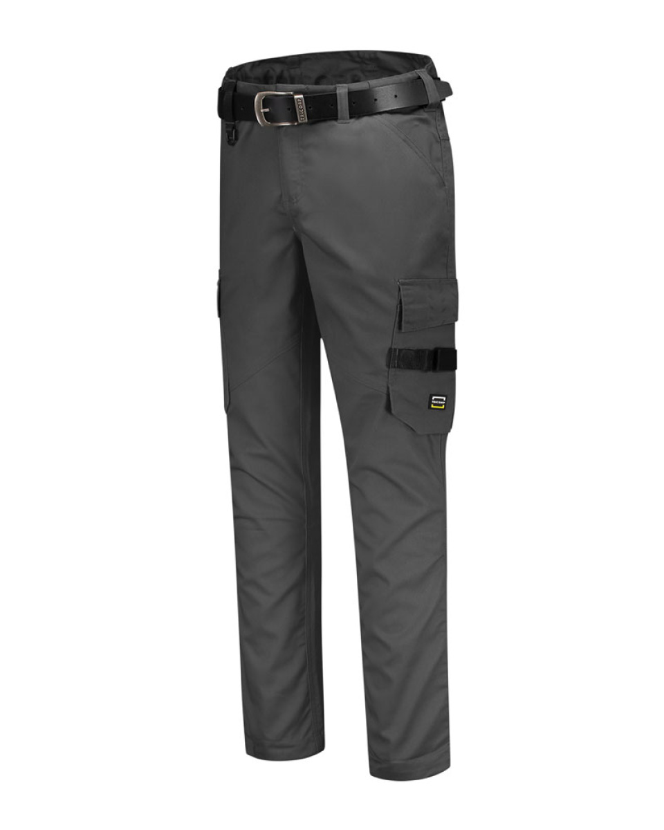 Levně Pracovní kalhoty unisex WORK PANTS TWILL T64 - tmavě šedá