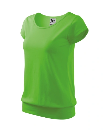 Dámské tričko CITY - apple green