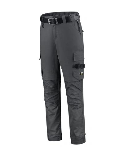 Unisex kalhoty WORK PANTS TWILL STRETCH - tmavě šedá
