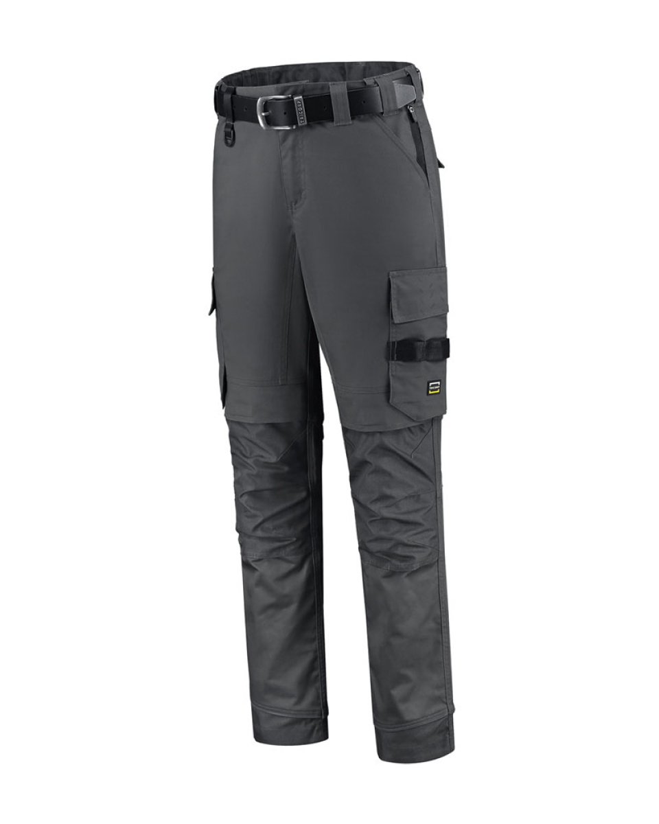 Levně Pracovní kalhoty unisex WORK PANTS TWILL CORDURA STRETCH T62 - tmavě šedá