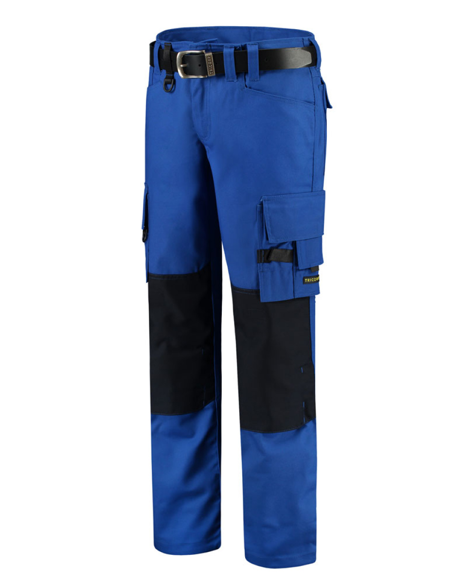 Levně Pracovní kalhoty unisex CANVAS WORK PANTS T61 - královská modrá