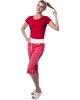 Dámské 3/4 pracovní kalhoty KARINA, červené