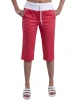 Dámské 3/4 pracovní kalhoty KARINA, červené