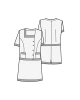Dámský kostýmek NAĎA - nákres Dámský kostýmek NAĎA - nákres