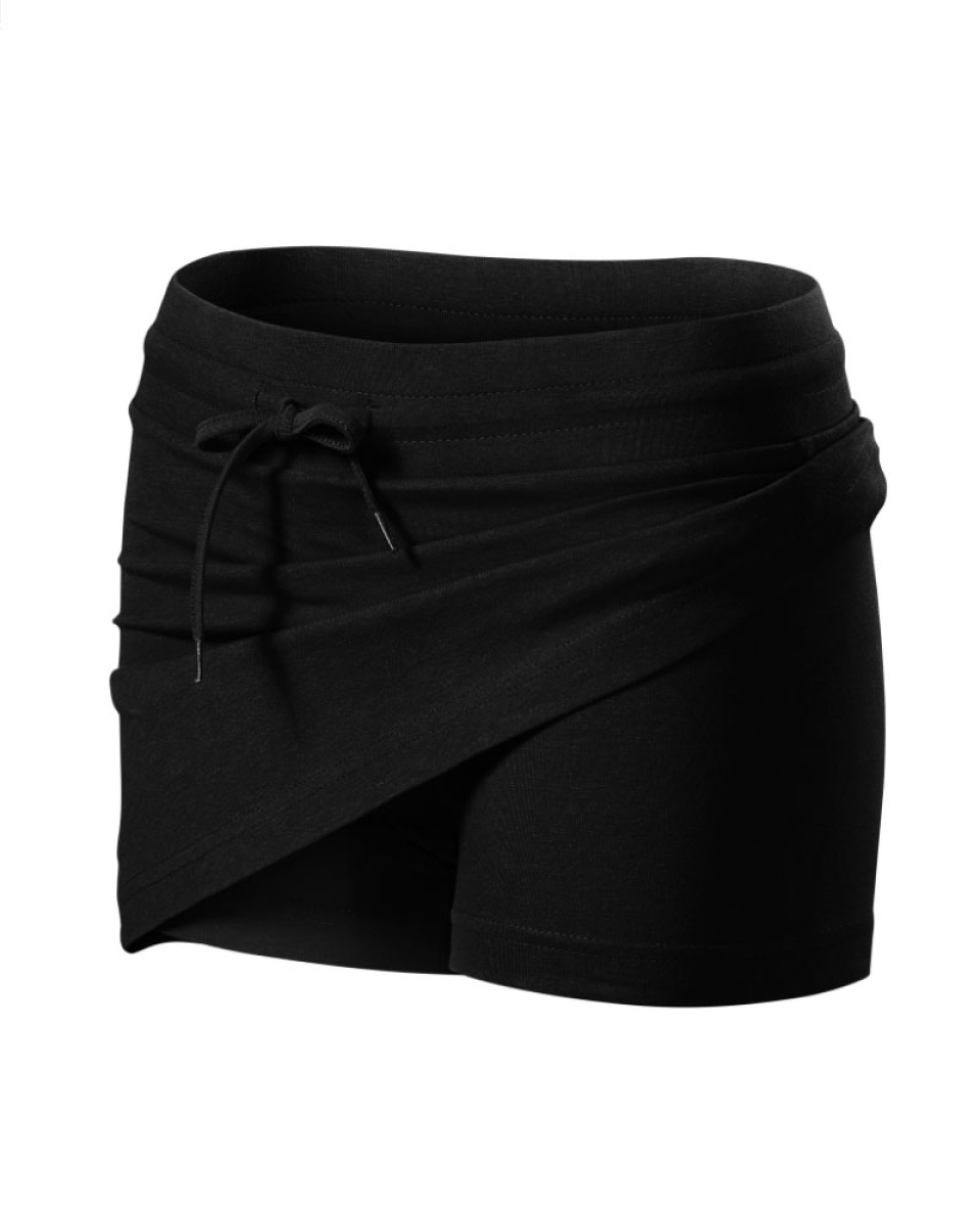 Levně Sukně dámská Two in One 604 - XS-XL - černá