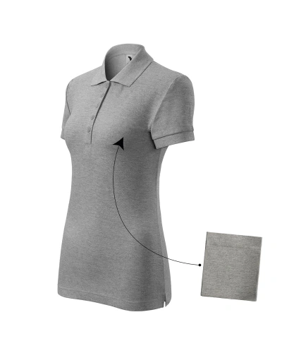 Polokošile dámská Cotton - tmavě šedý melír Polokošile dámská Cotton - tmavě šedý melír