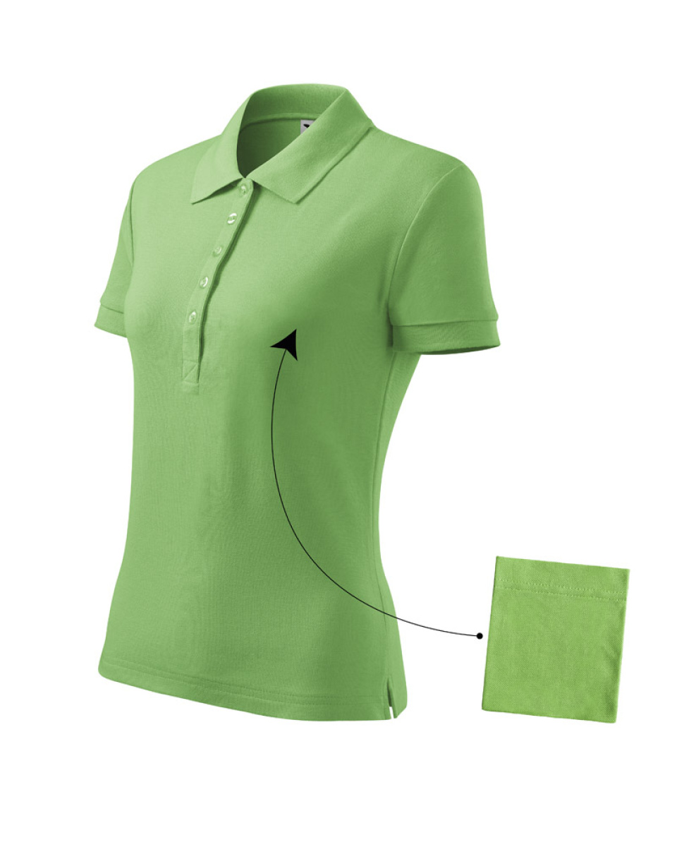 Levně Polokošile dámská Cotton 213 - XS-XXL - trávově zelená