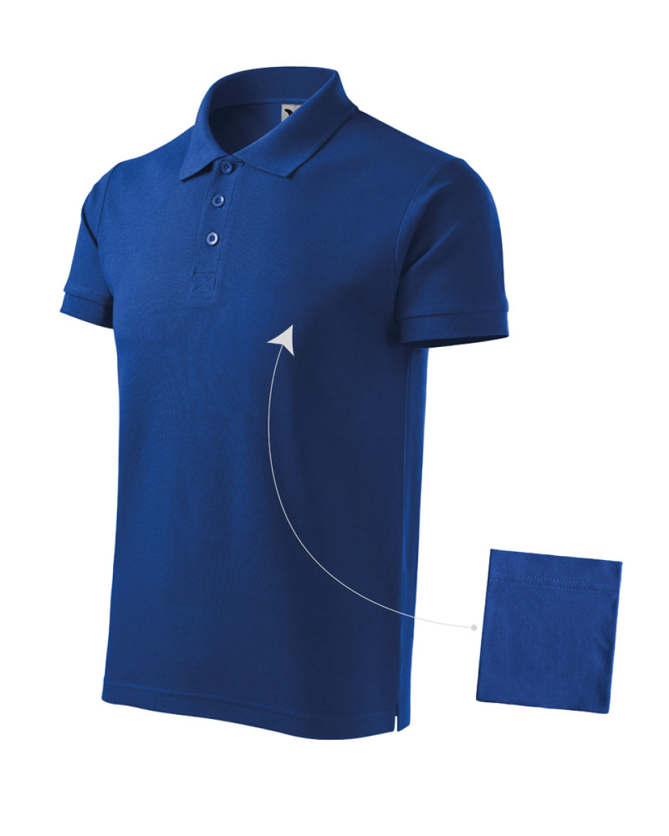 Levně Polokošile pánská Cotton 212 - S-XXL - královská modrá