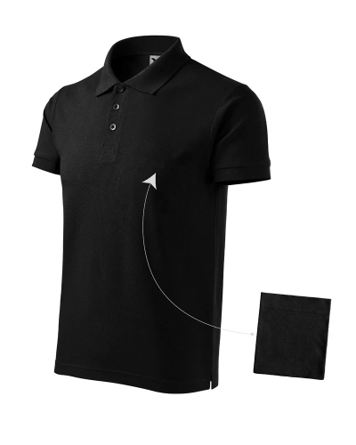 Polokošile pánská Cotton 212 - černá Polokošile pánská Cotton 212 - černá