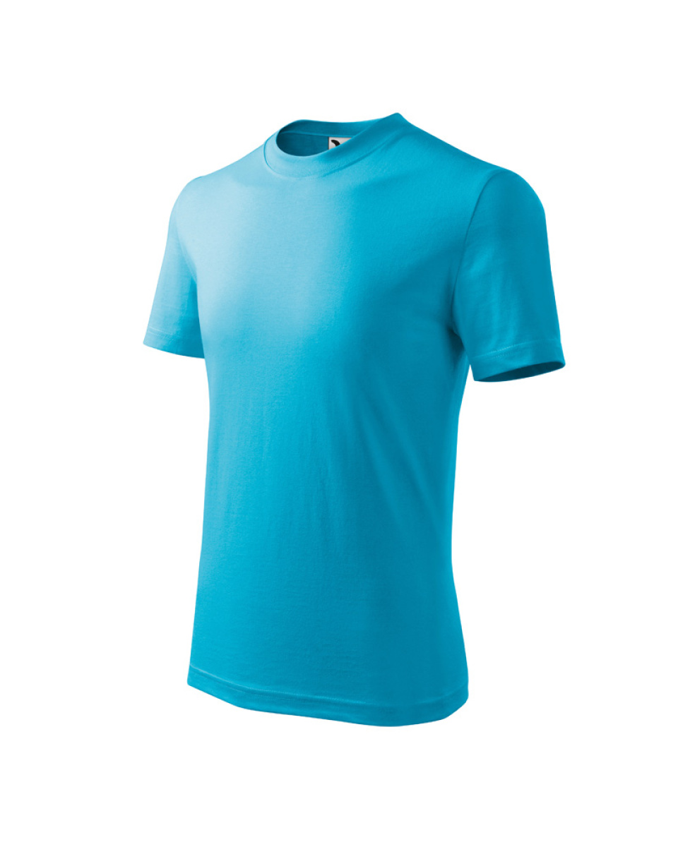 Levně Triko dětské Basic 138 - 110-158cm - tyrkysová