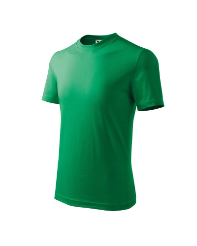 Dětské tričko BASIC - Středně zelená