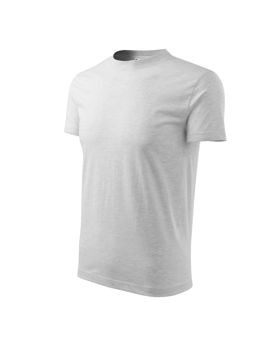 Levně Triko dětské Basic 138 - 110-158cm - světle šedý melír