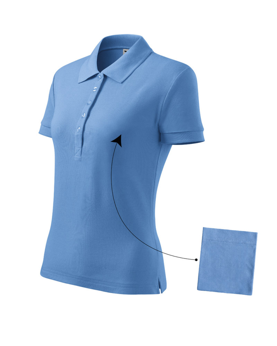Levně Polokošile dámská Cotton 213 - XS-XXL - nebesky modrá