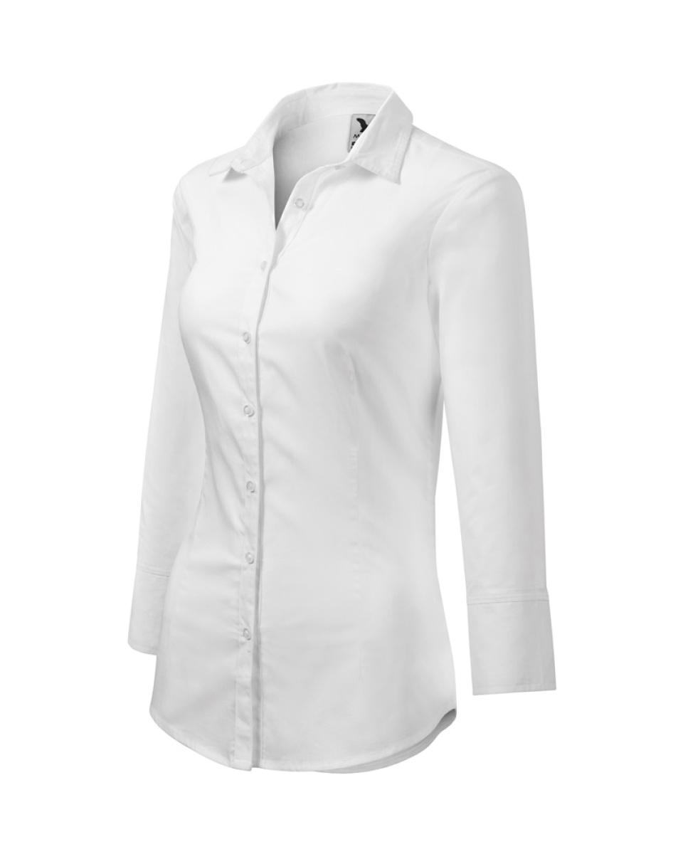 Levně Halenka dámská STYLE 218 - XS-XXL - bílá