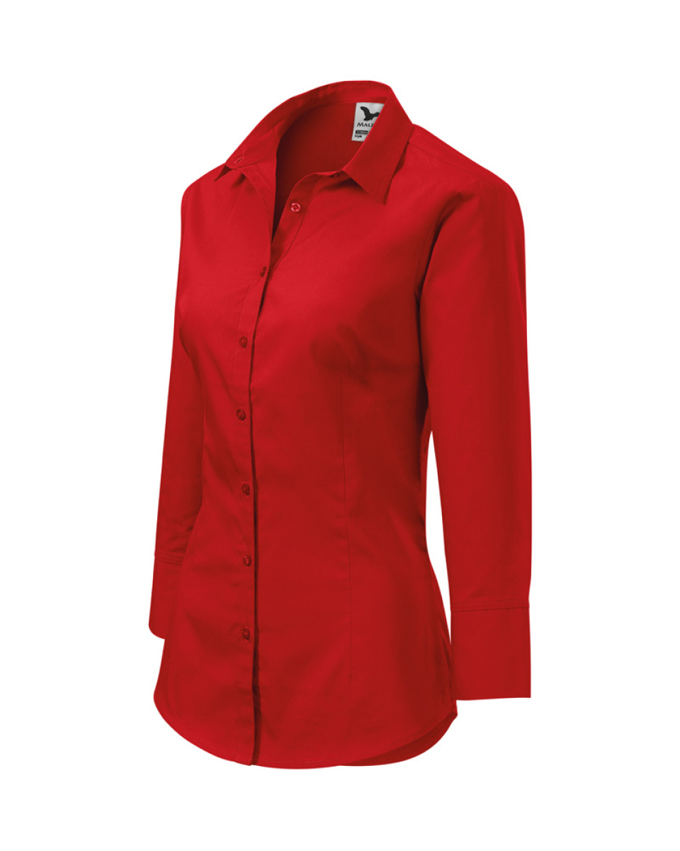 Levně Halenka dámská STYLE 218 - XS-XXL - čevená