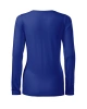 Dámské tričko SLIM, dlouhý rukáv - královská modrá