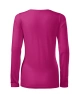 Dámské tričko SLIM, dlouhý rukáv - malinová