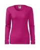 Dámské tričko SLIM, dlouhý rukáv - malinová