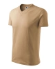 Unisexové tričko V-NECK - písková