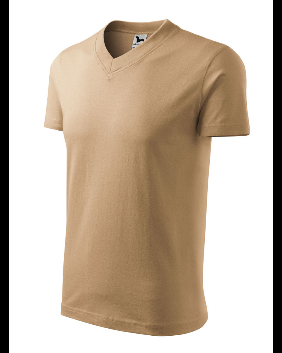Levně ESHOP - Triko V-neck 102 - písková