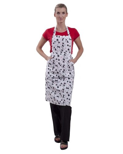 Dámská pracovní zástěra s potiskem