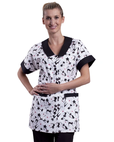 Dámská pracovní halena s potiskem