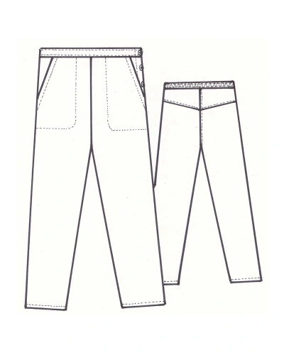 Dámské kalhoty 0476, AESKULAB Dámské kalhoty 0476, AESKULAB