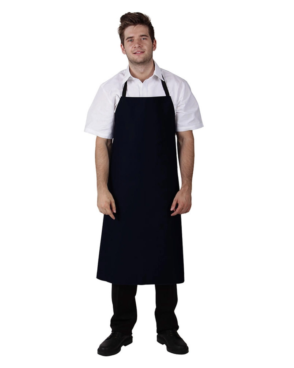 Levně Zástěra pán. prac. s laclem, 0059, šle keprovka, BA 245, VS182, černá