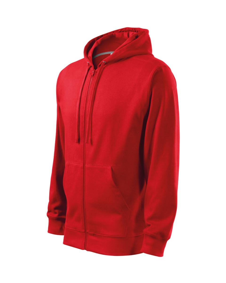 Levně ESHOP - Mikina pánská Trendy Zipper 410 - červená