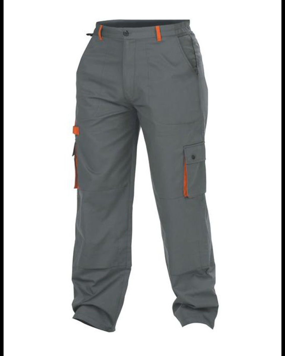 Pán.kalhoty DESMAN pas,BA/PES šedá/oranž /303689