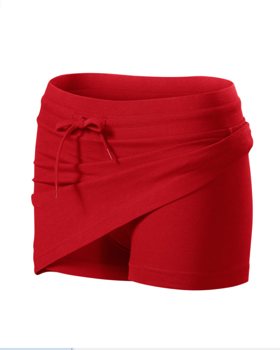 Levně Sukně dámská Two in One 604 - XS-XL - červená