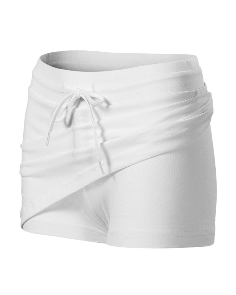 Levně Sukně dámská Two in One 604 - XS-XL - bílá