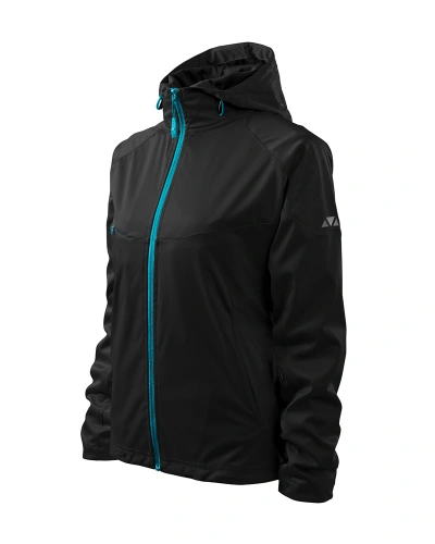 Dámská softshellová bunda COOL - černá Dámská softshellová bunda COOL - černá