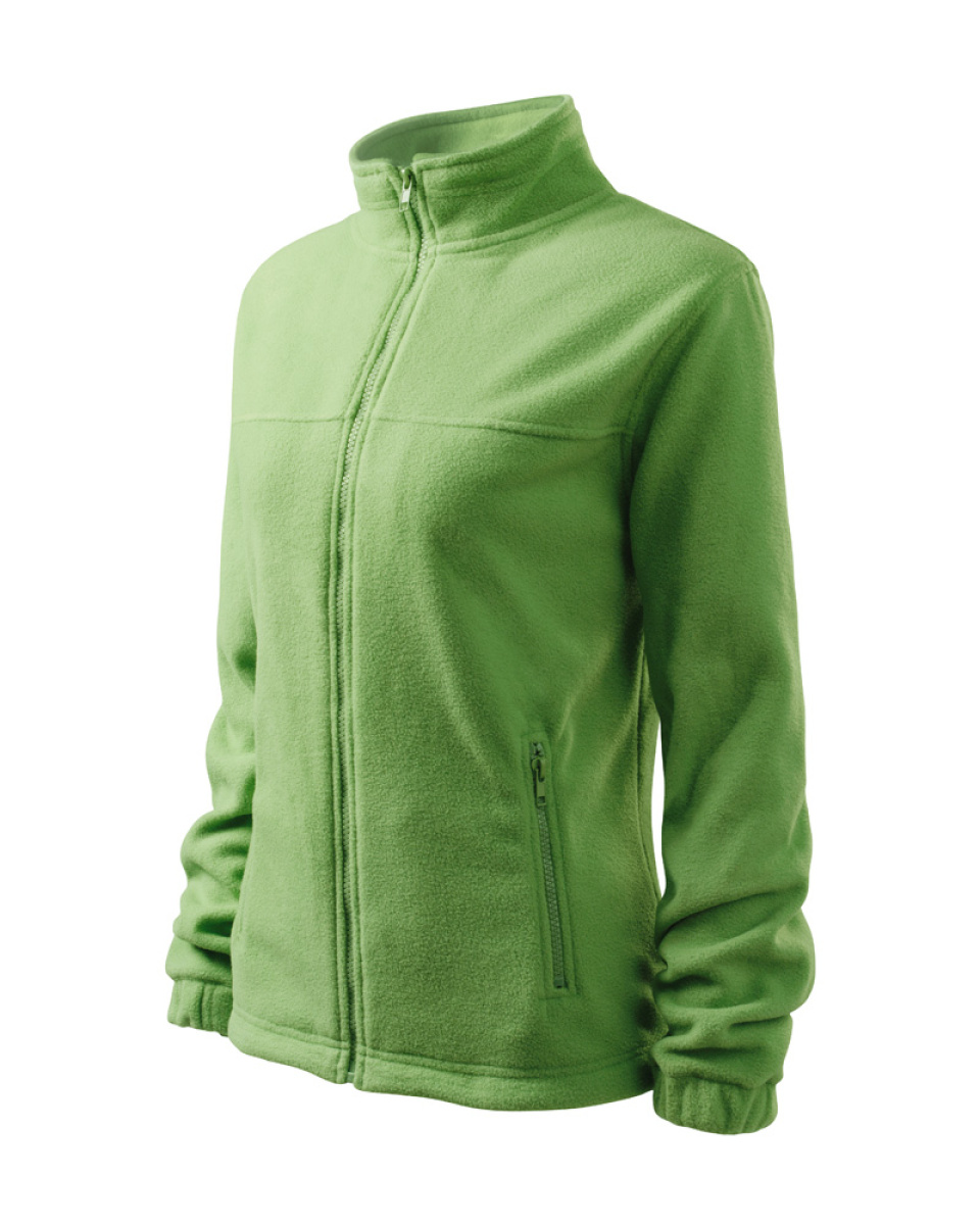 Levně Mikina dámská fleece Jacket 504 - XS-XXL - trávově zelená