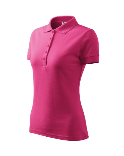 Dámská polokošile PIQUE POLO - purpurová