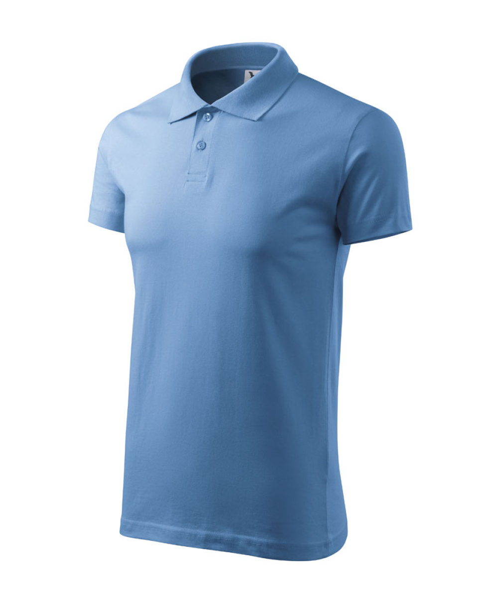 Levně Polokošile Single J. 202 - S-XXL - nebesky modrá