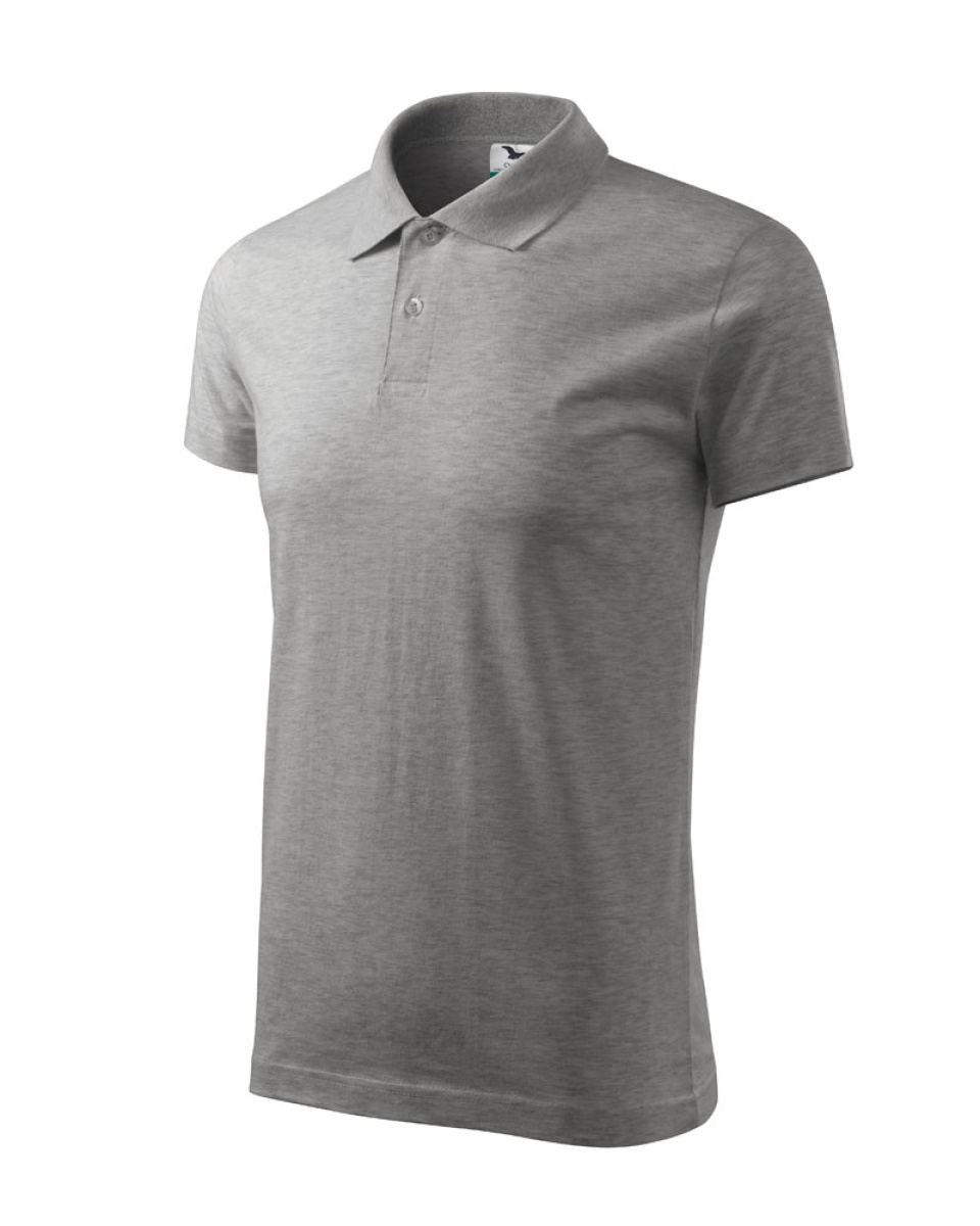 Levně Polokošile Single J. 202 - S-XXL - tmavě šedý melír