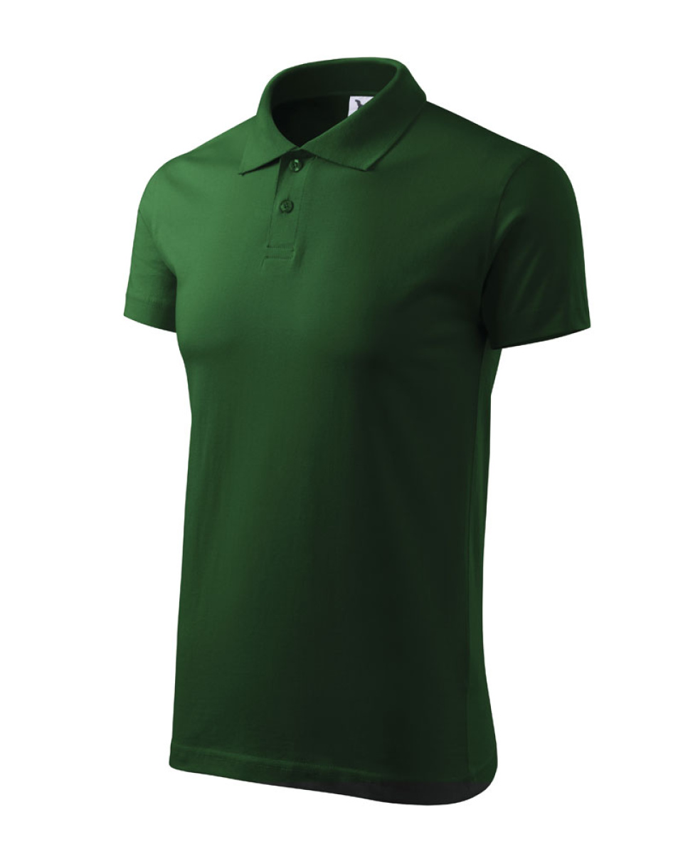 Levně Polokošile Single J. 202 - S-XXL - lahvově zelená
