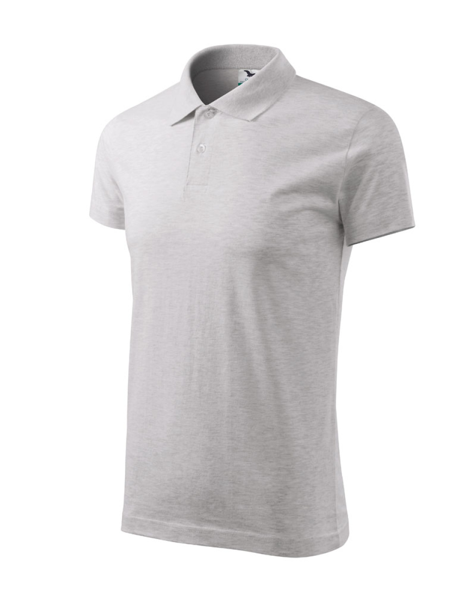 Levně Polokošile Single J. 202 - S-XXL - světle šedý melír