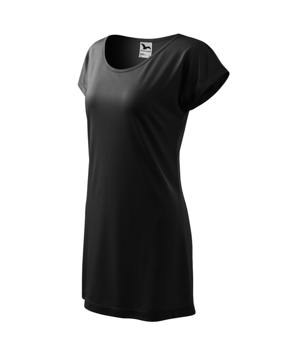 Levně Triko/šaty dámské Love 123 - XS-XXL - černá