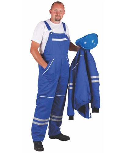 Pánské zimní kalhoty 8702 - modré